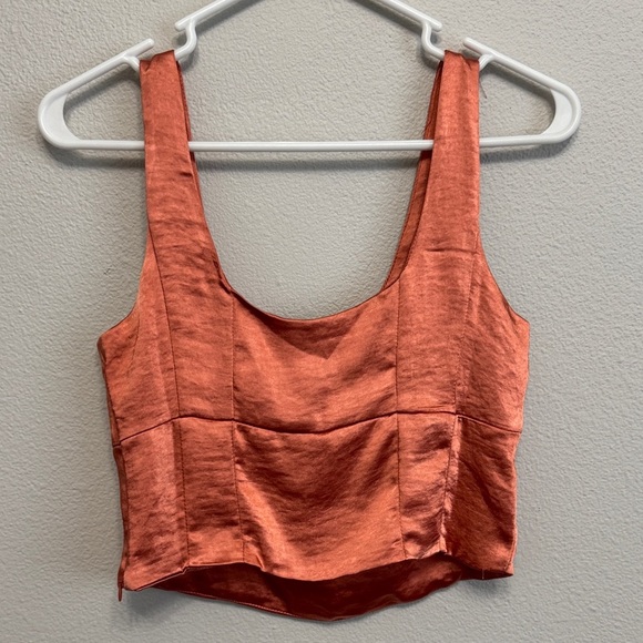 Lulu's Burnt Orange Tank Top - Picture 3 of 3